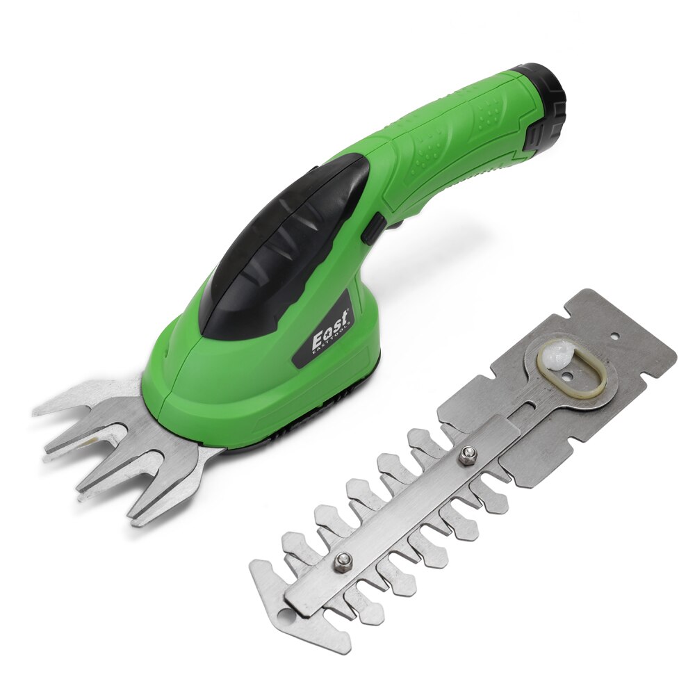 3.6V 2-in-1 Briggs Stratton Electric Lawn Mower Cordless Grass Shear Hedge Trimmer Rechargeable Electric Lawn Mower Garden Tools: Light green / EU