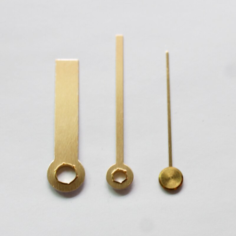 10Sets S As Gouden Klok Handen 8812 # Quartz Klok Accessoire Diy Korte Handen Metal Aluminium Diy klok Kits