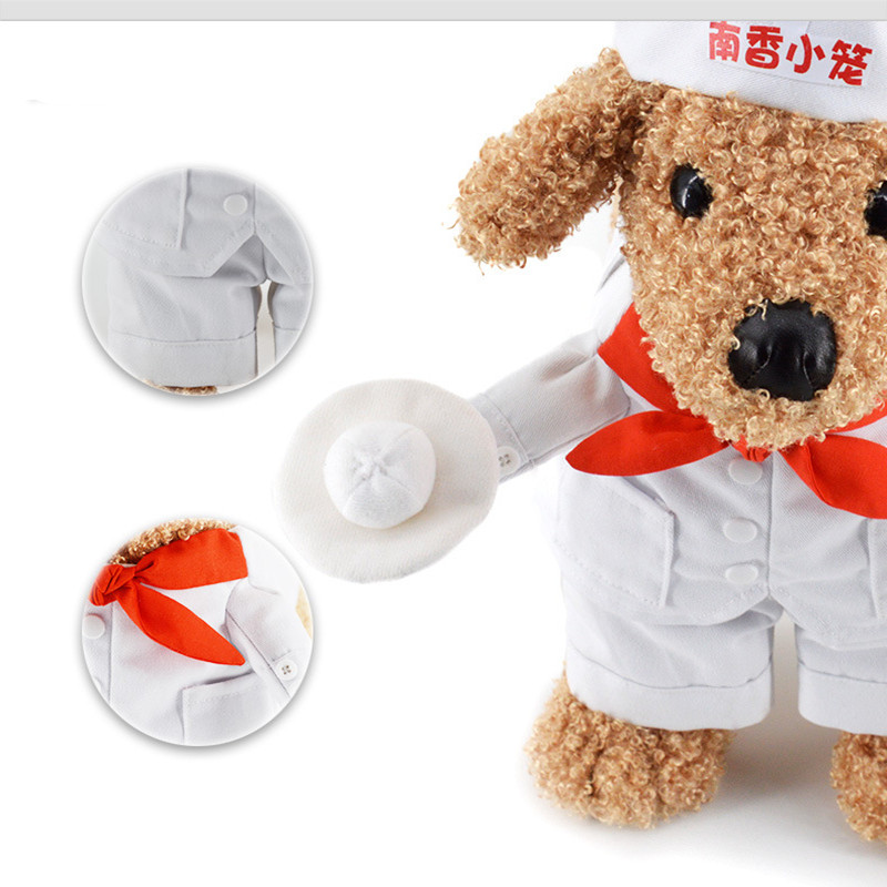 Ropa de estilo Chef para perro, disfraz para gato, suministro para perros