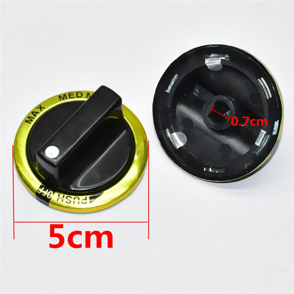 6pcs/set Control Knobs Universal Gas Stove Control Knobs Replacement Ignition Rotary Switch Cooking Stove Repair Accessories