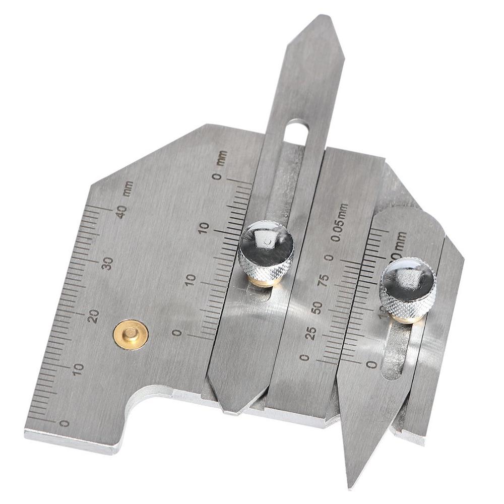 Welding Gauge Weld Inspection Gage Weld Seam Bead/Fillet/Crown Test Ulnar Ruler Degree Angle Measure tool HI-LO PipeFeeler Gauge: HJC40