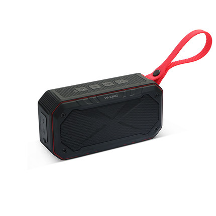 W-Re S18 Impermeabile Portatile di Altoparlanti Bluetooth Senza Fili NFC Super Bass Altoparlante di TF di sostegno Della Radio Della Carta Altoparlante per la Bicicletta: Rosso