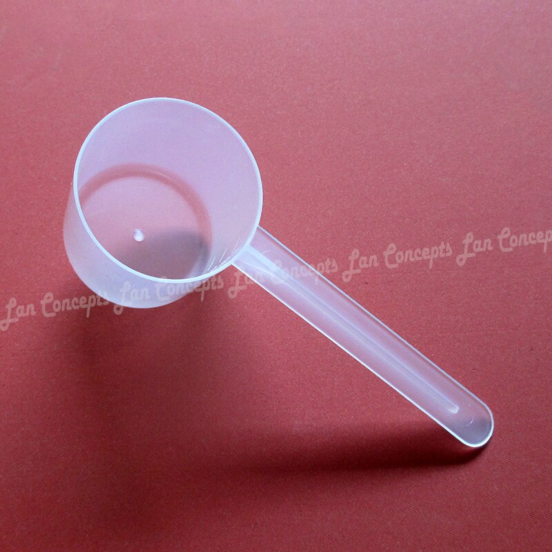 50 Stks/partij 30 Gram Plastic Scoop 60 Ml Hdpe Maatlepel 30G Meten Lepels Met Weegschalen-Doorschijnendheid