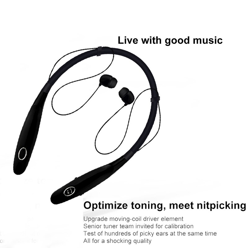 Bluetooth Earphone 30 Hr Playing Built-in Mic Wireless Neckband Sport Headphone earbuds stereo auriculares for xiaomi phone