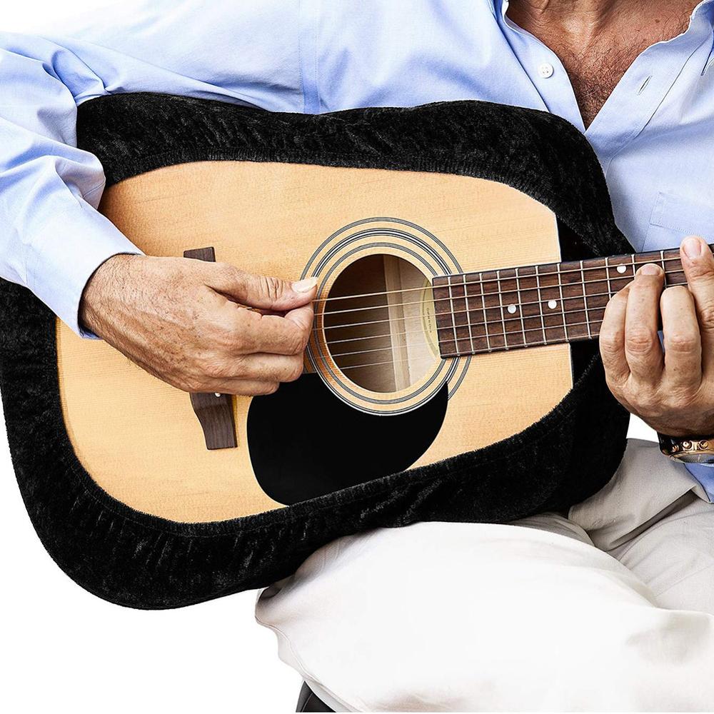 Guitar Cover Velvet Guitar Protector Guitar Gig Bag Protective Classical Sleeve for Acoustic Arch Top and Cutaway Guitars