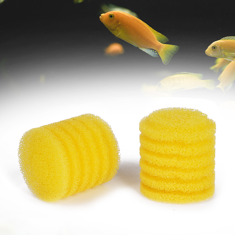 3-delige aquariumfiltersponsfilters biochemische filterspons vervanging doorzichtige doos aquariumaccessoires voorfilter aquarium