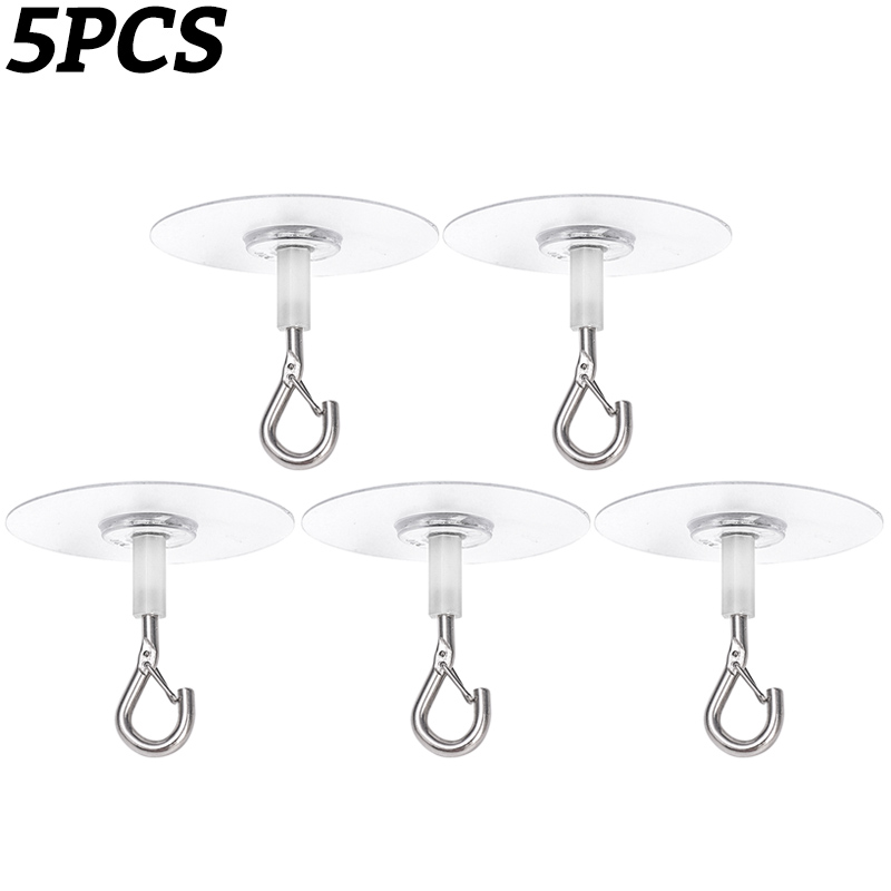 Self Adhesive Ceiling Hooks Wall Mounted Hanging Basket Hooks Plant Flower Pot Hanging Rack Home Garden Heavy Duty Storage Tools: light green