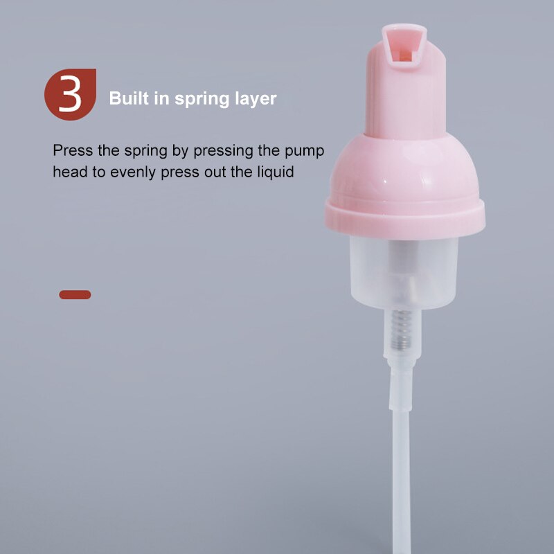 Foaming Bottle Hand Soap Mousses Forming Liquid Dispenser Bottle Shampoo Gel Plastic Refillable Bottle Forming Blttle 50ML