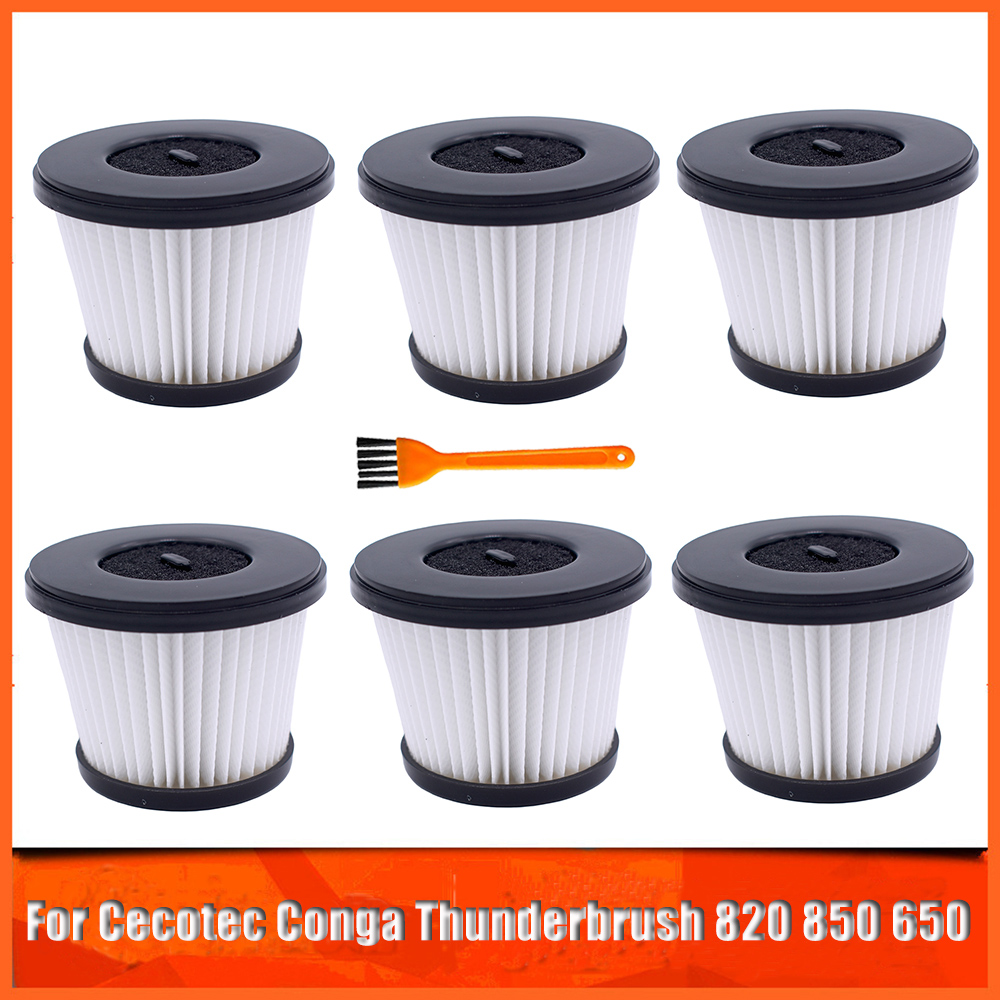 Støvsugere hepa-filterudskiftninger til lidl cecotec conga thunderbrush 820 850 650 håndstøvsuger filterdel tilbehør