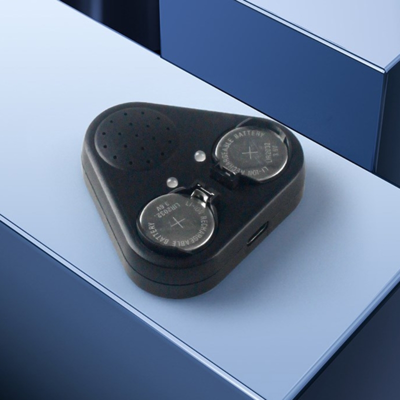 Knopfzellen-Akku-Ladegerät, Spracherinnerung, Knopfbatterie, wiederaufladbarer Adapter für LIR2016/LIR2025/LIR2032/LIR2032H