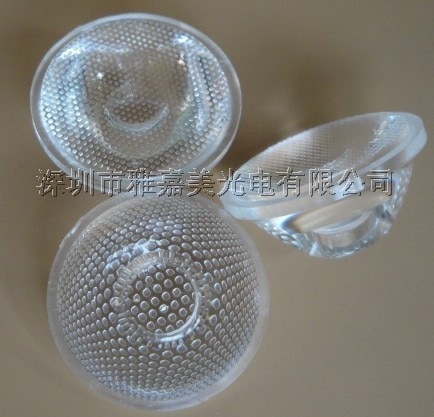 led lens 22.5mm Grid surface ,Led reflector lens , power 1W 3W lenses,LED Optical lens
