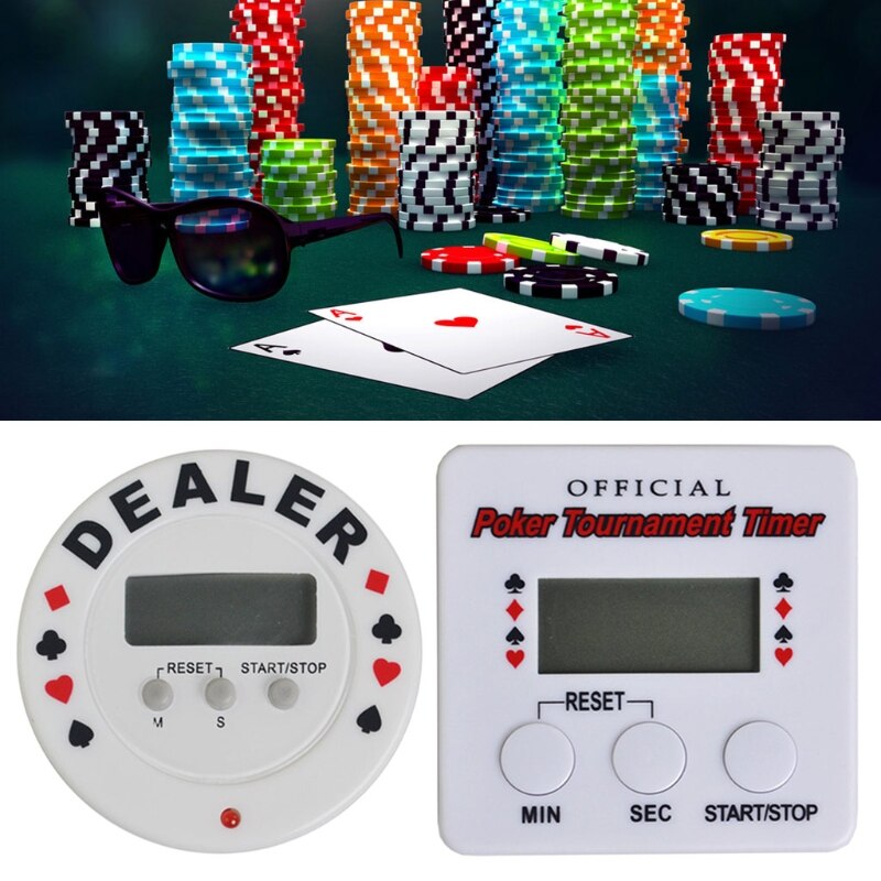 Casino poker turnering timer digital dealer timer black jack plast poker chip