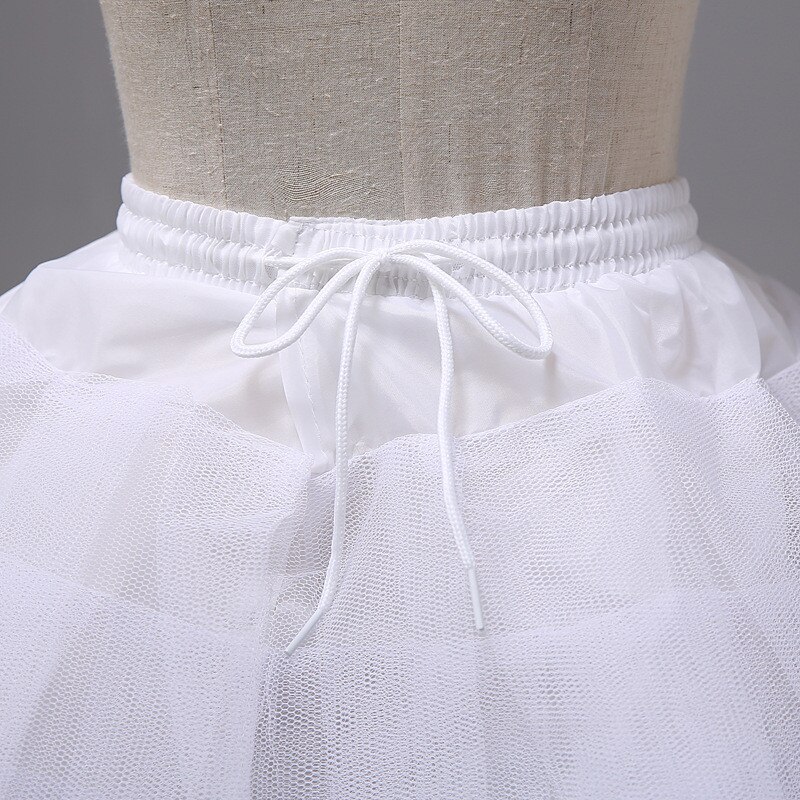Short Petticoats 3 Layers Underskirt Wedding Dress Adjustable Lace Cosplay White Black Ballet Petticoat for Bridal Lady Girls