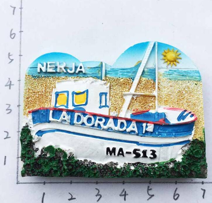 Spain Andalusia nellha Fridge Magnets 3D Fridge Magnet Sticker Travel Souvenir Kitchen Decoration