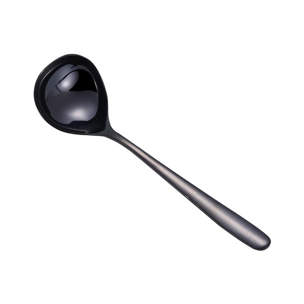 304 colher de aço inoxidável byddhism sopa molho longo lidar com metal talheres colheres grande casa para utensílios domésticos cozinha louça