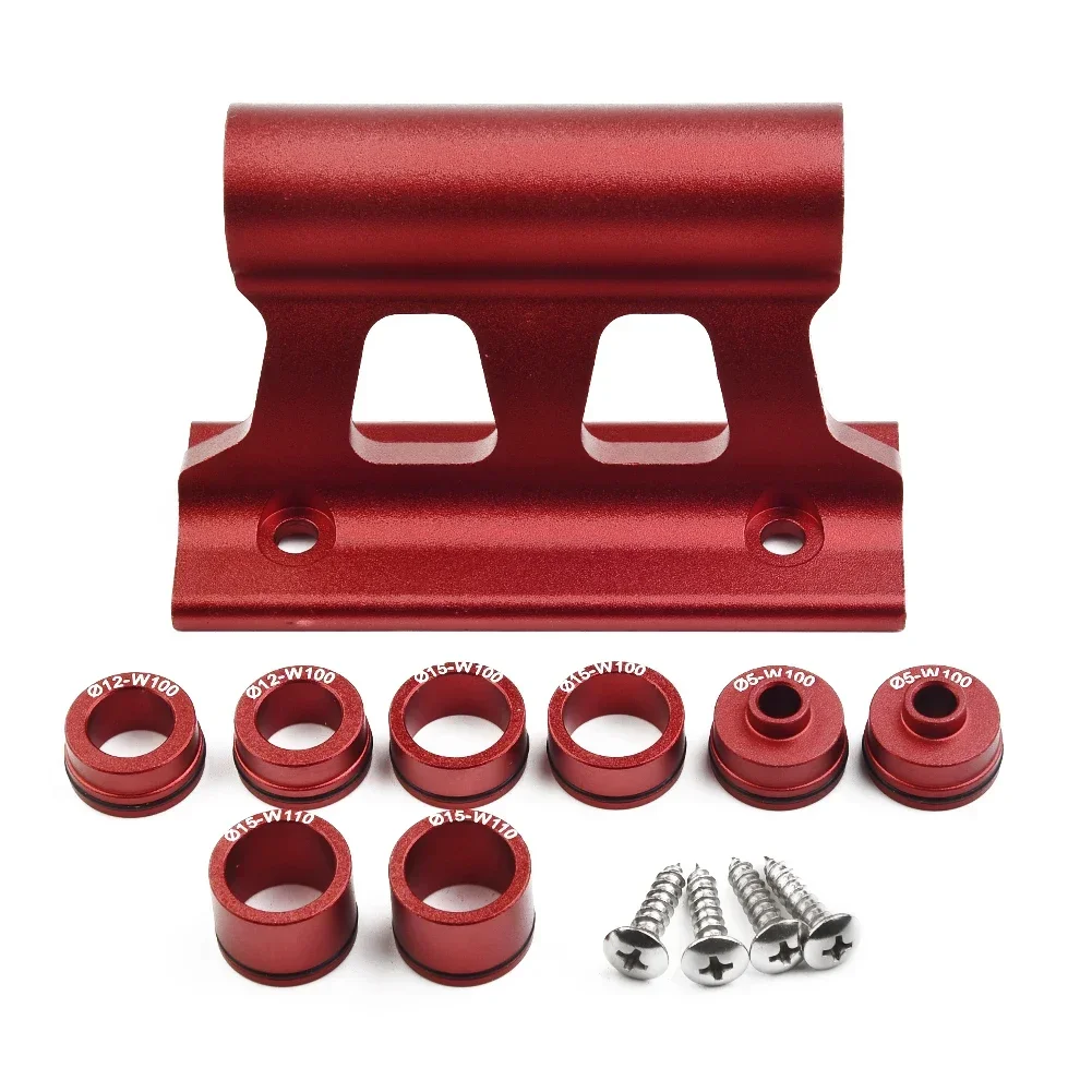 1 stks Fiets Vork Mount Aluminium Fiets Quick Release Steekas Vork Mount Type Rack Voor Autodak Praktische Accessoires: Rood