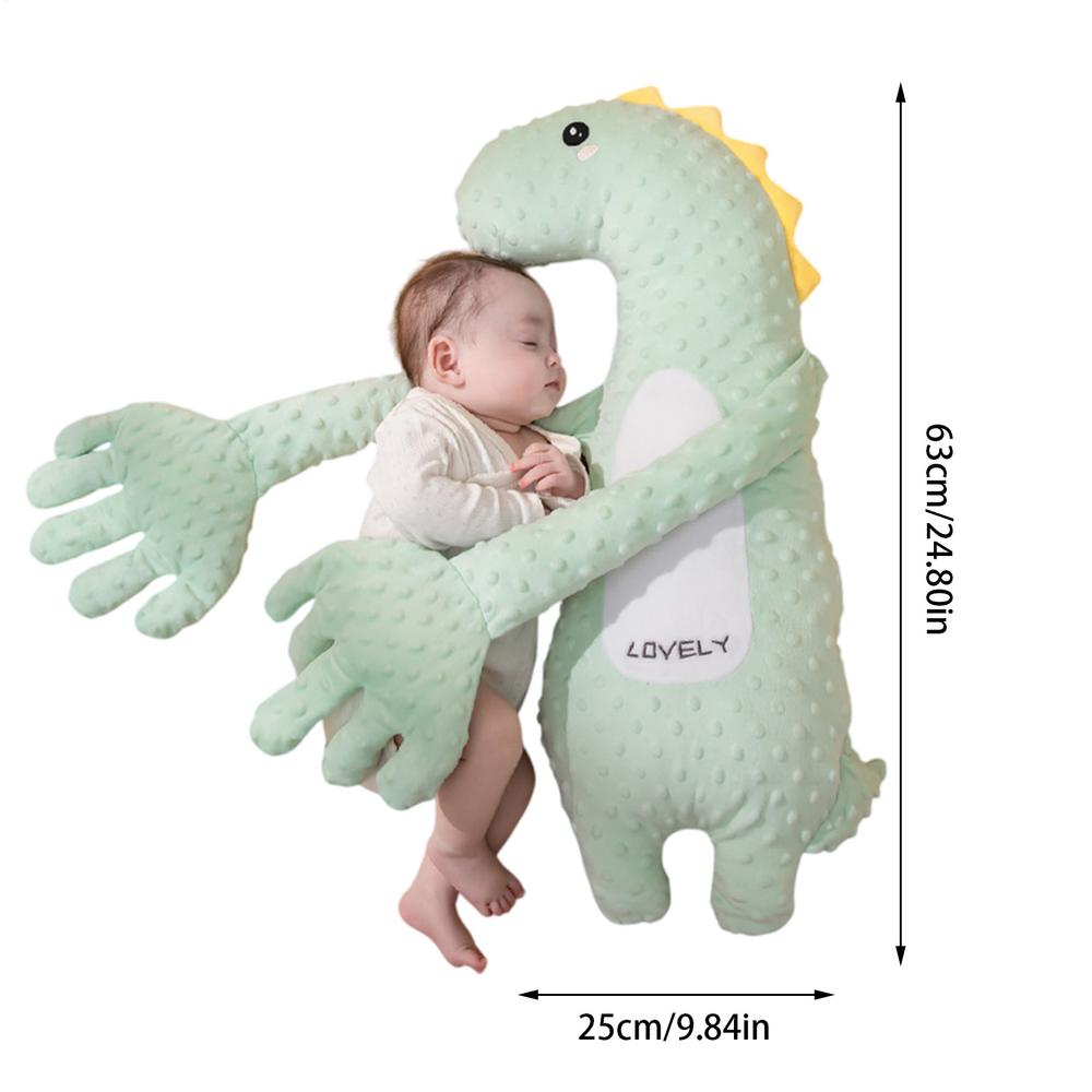 Palma calmante para bebé, chupete automático para dormir con relleno de animales, velocidad ajustable, Control remoto, compañero para dormir para bebé: Verde