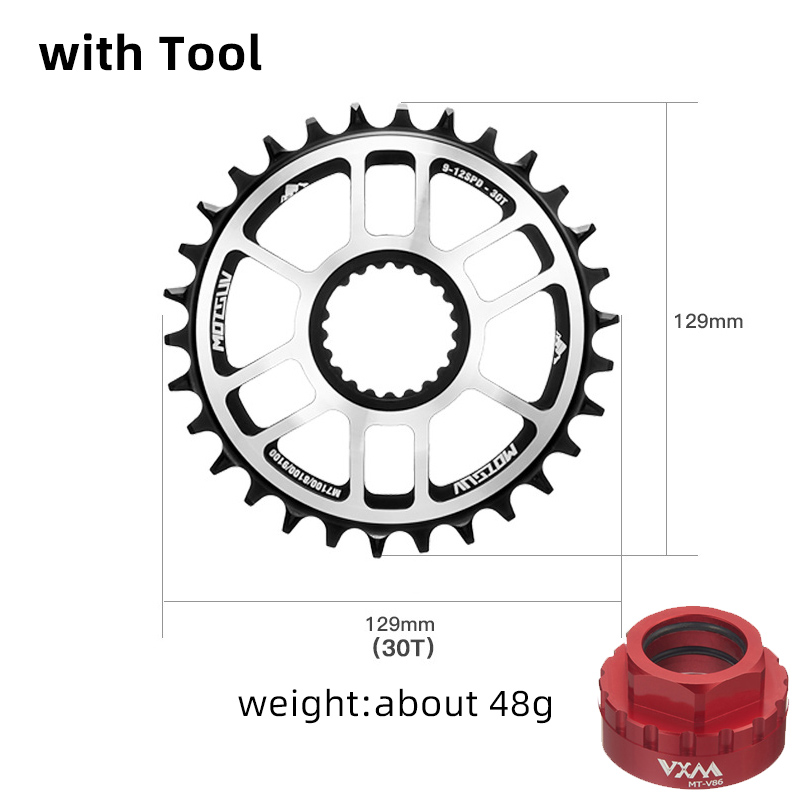 MOTSUV 12s Chainrings 30T/32T/34T/36T/38T/40T for SHIMANO Direct Mount Crank,FC-M9100 FC-M8100 FC-M7100,SM-CRM95 SM-CRM85/CRM75: green