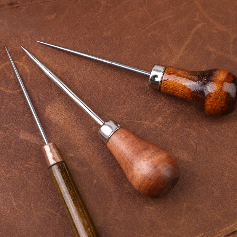 LMDZ 250m Leder Gewachst Faden Leder NäHenne Nähen Nadeln Kupfer Bohren Ahlen Verfolgung Rad Garn Schere für DIY Handwerk