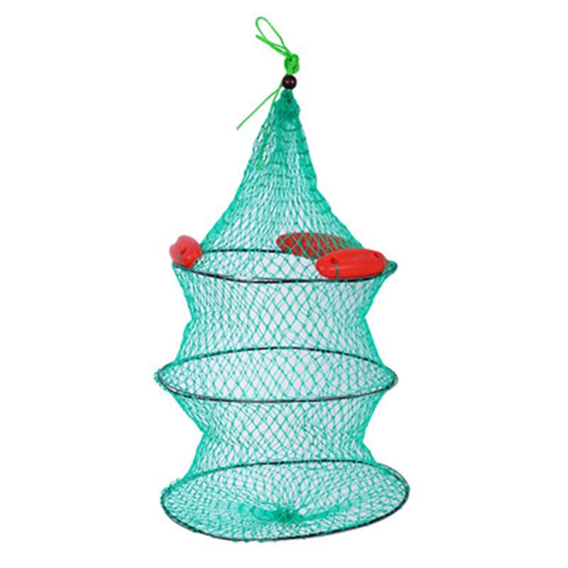 Filets de pêche en fil de plastique, trois flotteurs, Protection de compétition, multi-flotteur: 50cm green