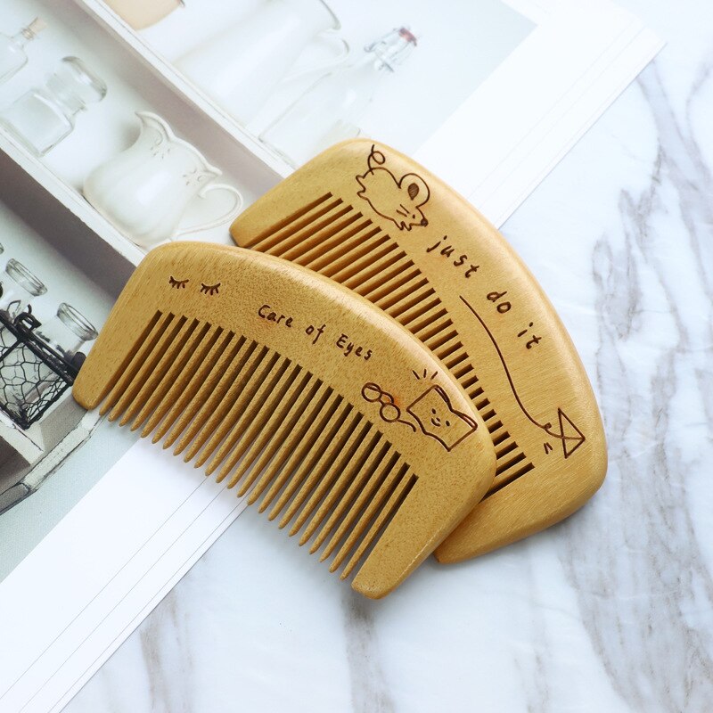 Houten Kam Leuke Creatieve Draagbare Handige Kleine Kam Toeristische Souvenirs