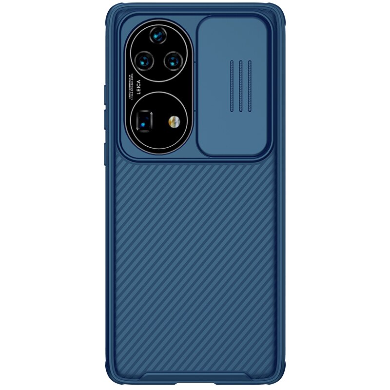 Nillkin schutzhülle für huawei  p50 Profi, rückseite, kameraschutz, objektivschutzhülle für huawei  p50 5g: Für huawei  p50 / Camshield blau