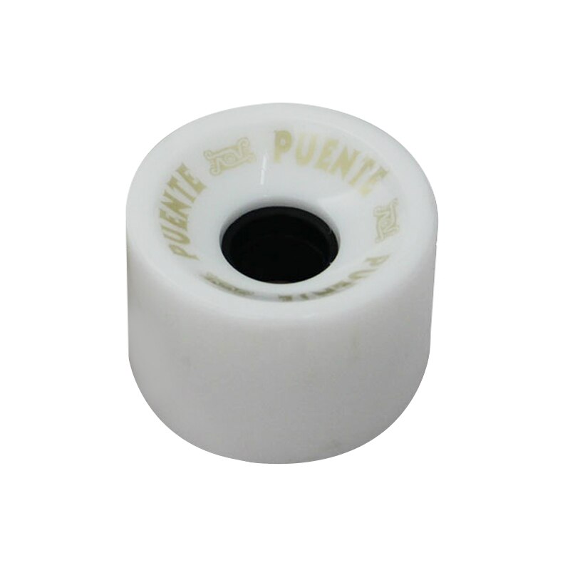 1/4 pcs Skateboard Wheels Bearings Elastic PU Wearable Flexible Durable 70x51 Skateboard Wheel Supplies: White