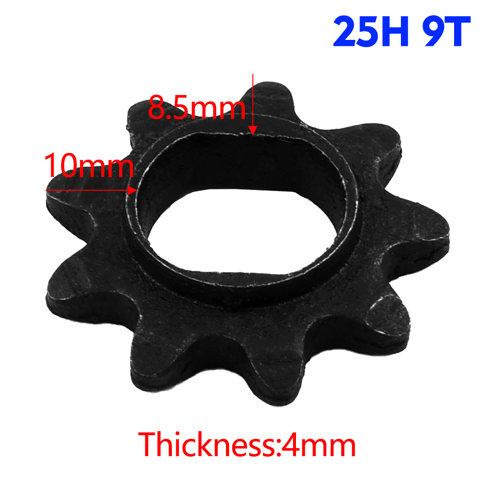 Piñón para patinete eléctrico, 9T, 11T, 13T, 25H, piñón de Motor de cadena 25H, Motor de CC para muchos motores de patinete eléctrico, 1 ud.: Verde militar