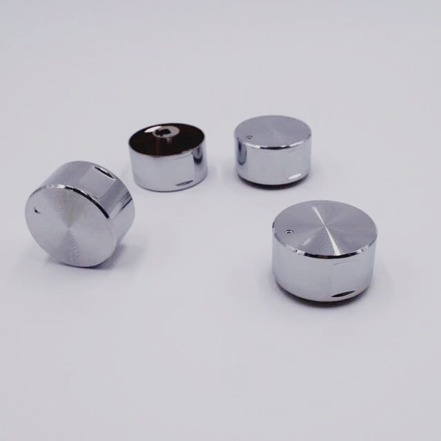 4pcs Rotary switch gas stove parts stove gas stove knob stainless steel round knob Knob for gas stove