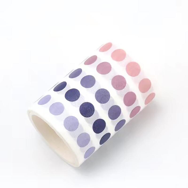 60Mm X 3M Dot Stickers Decoratieve Plakband Dot Masking Washi Tape Diy Dagboek Scrapbooking Sticker Label Scrapbooking materiaal: F