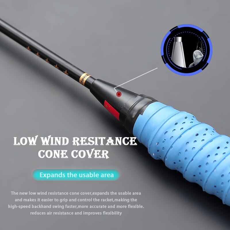 5U 75G Full Carbon Fiber Strings Badminton Rackets Light Weight Training Racquet High Tension 22-30LBS G5 Bags