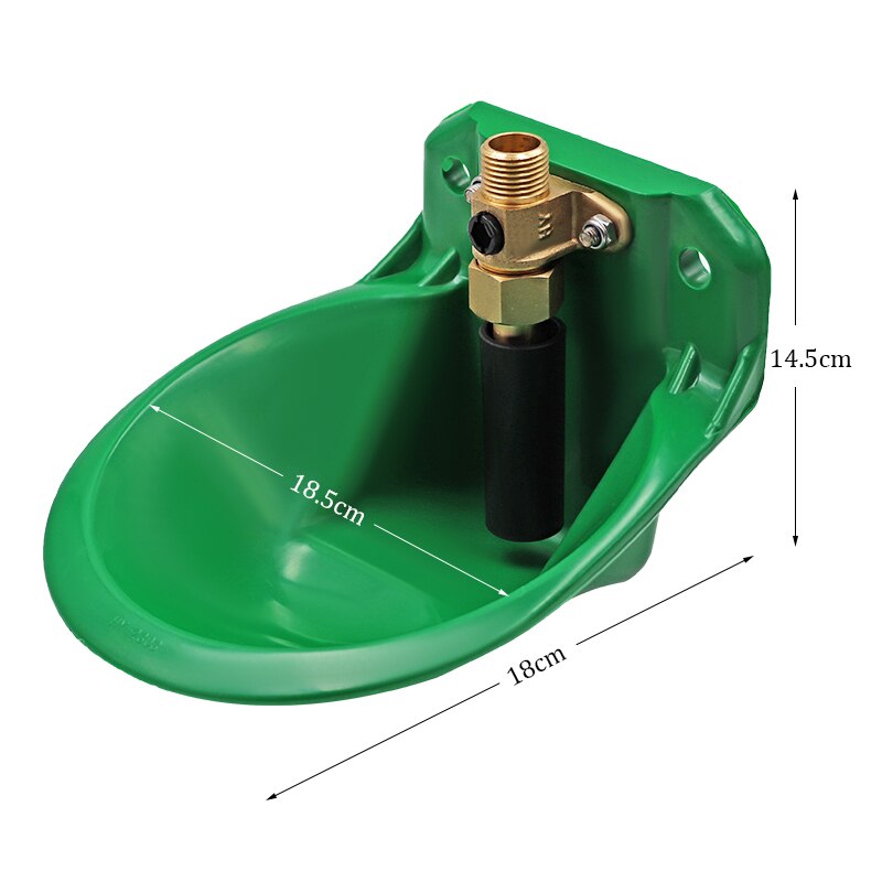 Abreuvoir automatique en cuivre pour mouton et chèvre, fontaine à eau de , équipement d&#39;alimentation pour bétail, mouton, chien, animaux de ferme: Copper valve bowl