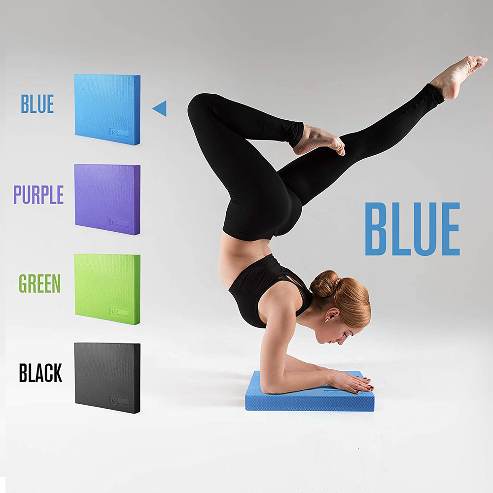 Soft Balance Pad TPE Yoga Mat Foam Exercise Pad Thick Balance Cushion Fitness Yoga Pilates Balance Board for Physical Therapy