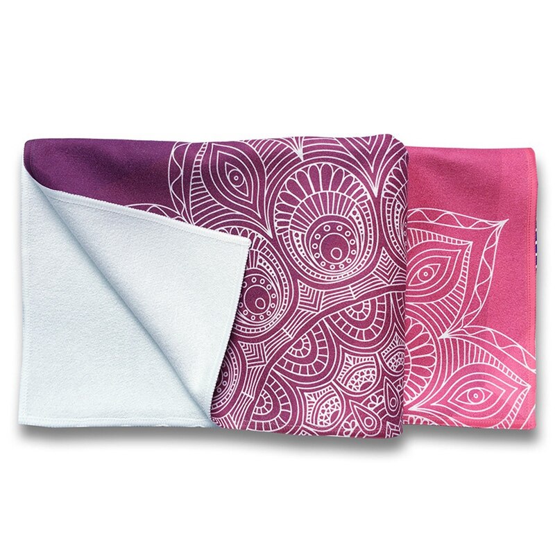 2x Dikke Antislip Yoga Handdoeken, Antislip Absorberend En Hittebestendige Premium Yoga Tuch, yoga Handdoek M017-1 & M017-3