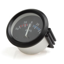 2 "52Mm 12V 60-0-60 Amp Universele Ammeter Gauge Meter + Voltmeter Gauge Auto onderdelen Geschikt Voor Auto/Boot/Vrachtwagen/Atv