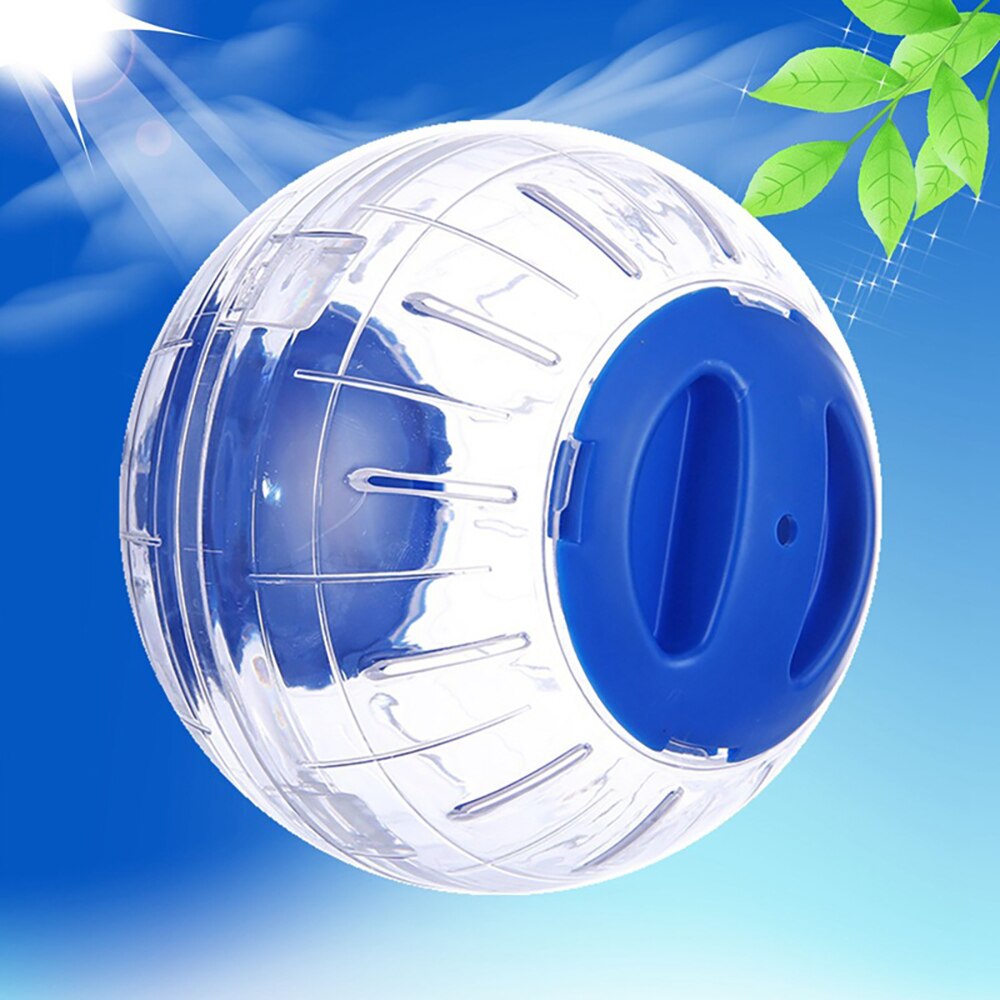 Hamster Run-About-pelota de ejercicio con soporte, Bola de juguete especial transparente para hámster, ligera, prevención de Escape, Animal PEQUEÑO