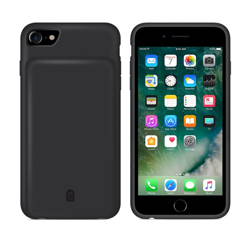 2019 caso do carregador de bateria para o iphone 7 8 plus 6s plus caso do banco de potência de backup portátil para o iphone 8 7 6s bateria