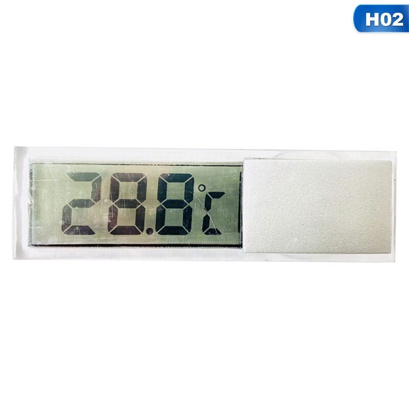Lcd auto digitale klok auto raamthermometer celsius fahrenheit auto digitale klok auto accessoires: H02