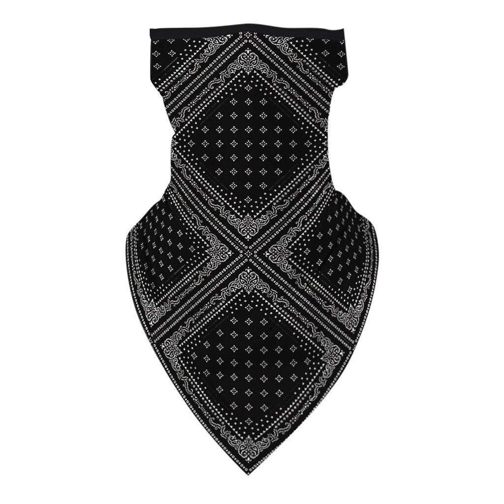30 # Unisex Rave Bandana Neck Gaiter Buis Hoofddeksels Voor Vrouwen Mannen Gezicht Sjaal Rijden Masker Beschermende Moslim Hijab Gezicht zakdoek: K