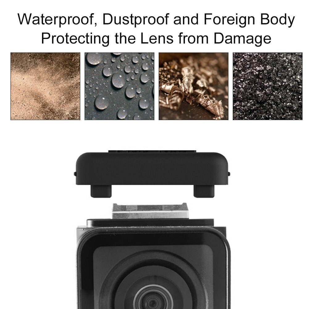 2 stk beskyttelse kamera tilbehør bærbar støvplugg beskyttelsesdeksel praktisk silikonetui vanntett til insta 360 en r objektiv