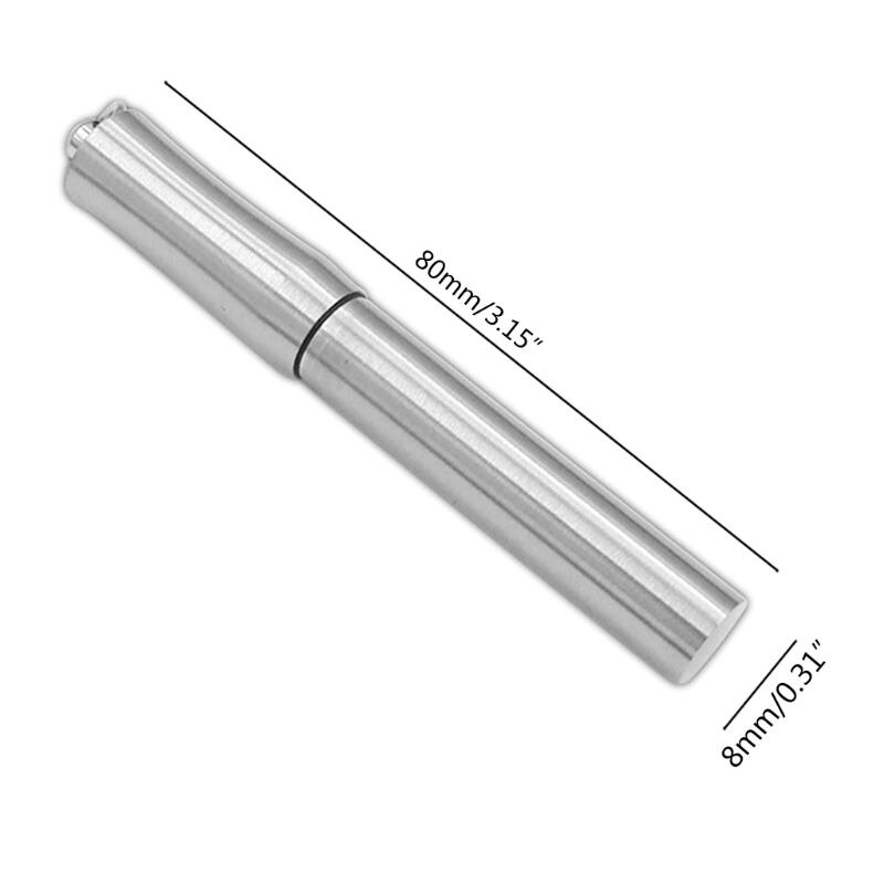 Porte-cure-dents en alliage de titane, pochette de voyage, étui à pilules étanche en acier inoxydable, conteneur avec porte-clés