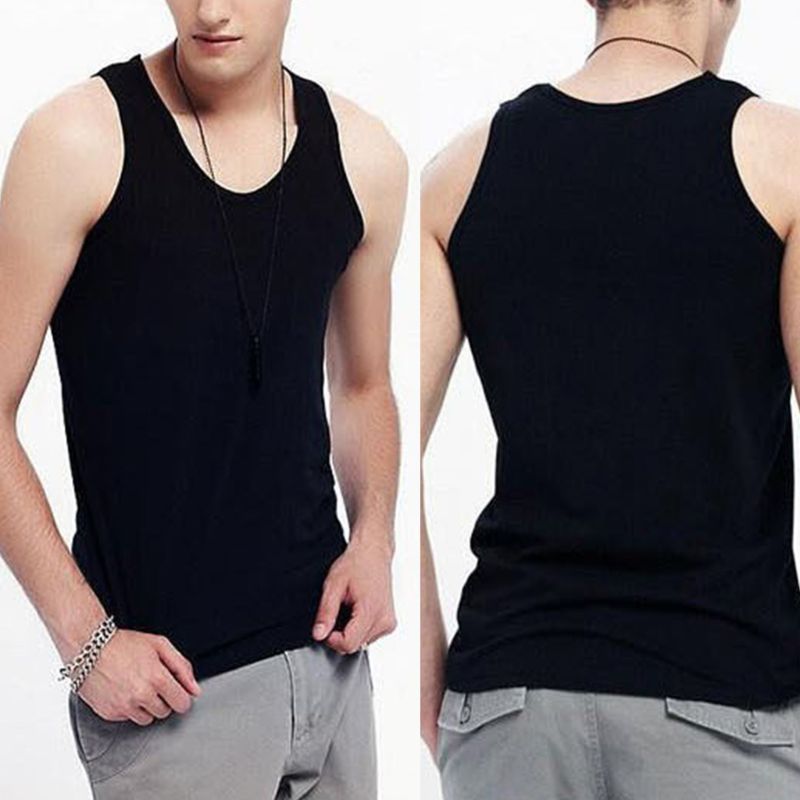 Sommar herr ärmlöst linne herr cusual slim fit sportvästar skjortor xl -3xl 3 färger