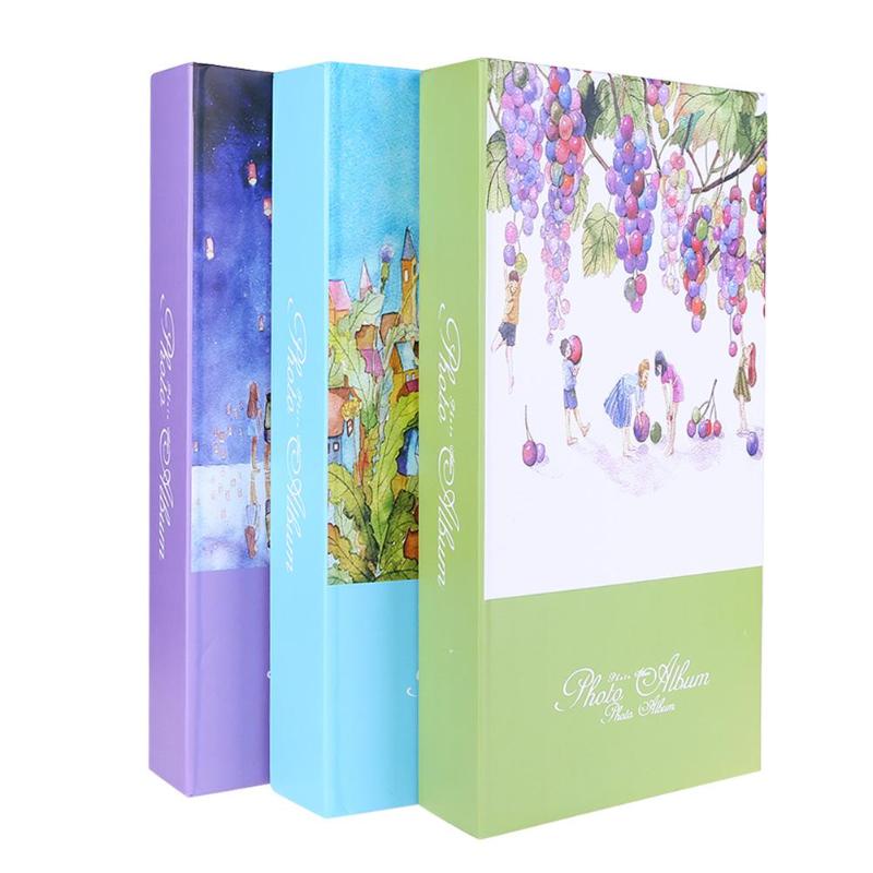 Album Photo familial en Type feuille interfeuille, Scrapbook, livre Photo, décoration pour la maison, d'amour et de cœur pour anniversaire, 300 feuilles