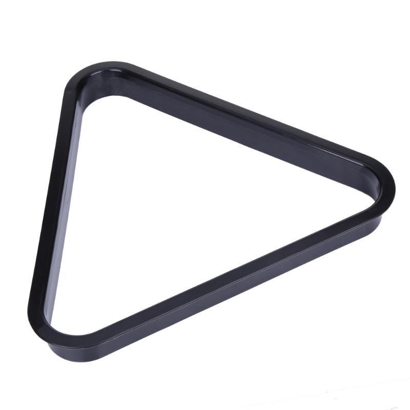 Plastic 8 Ball Pool Billiard Table Standard Size Board Game Equipment Rack Triangle Rack Accessory Snooker Sports Entertainment