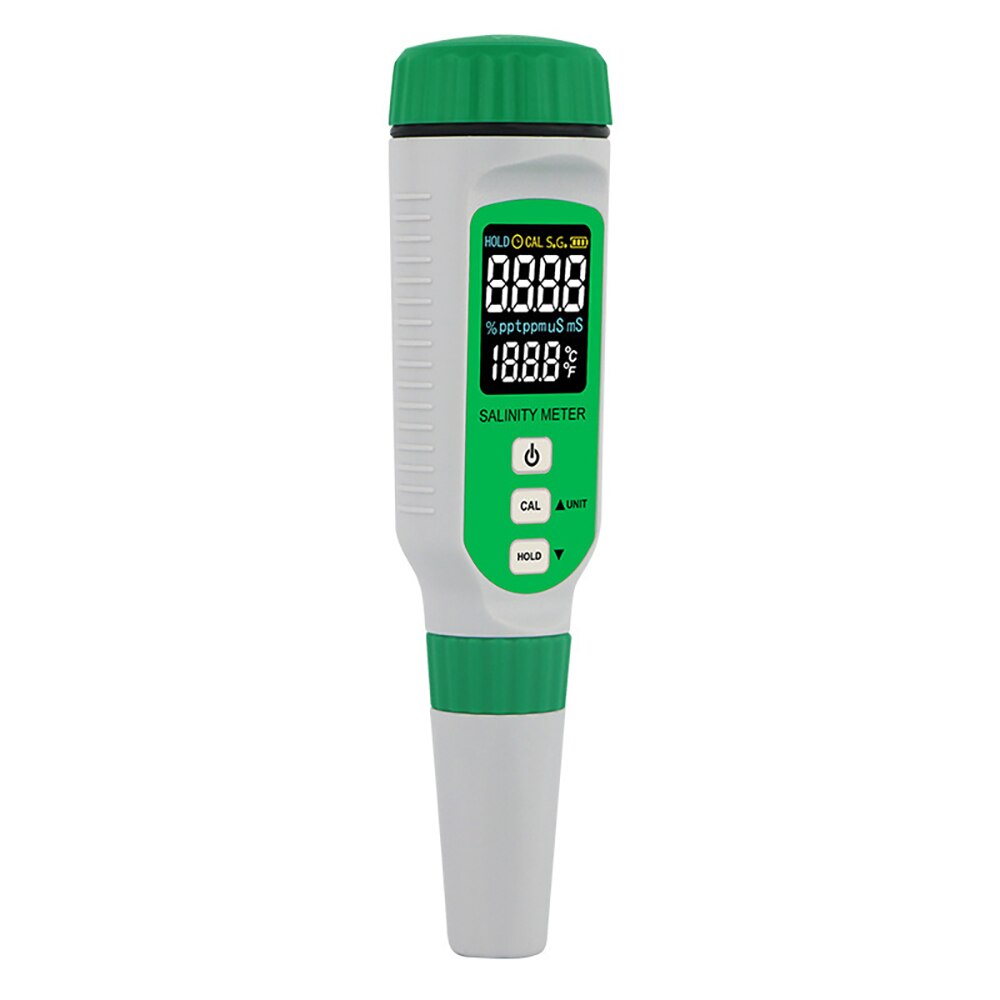 Digital Salinometer Salinity Tester Pen Food Beverages Drink Salt Content Meter Handheld Seawater Measuring Lithium Battery