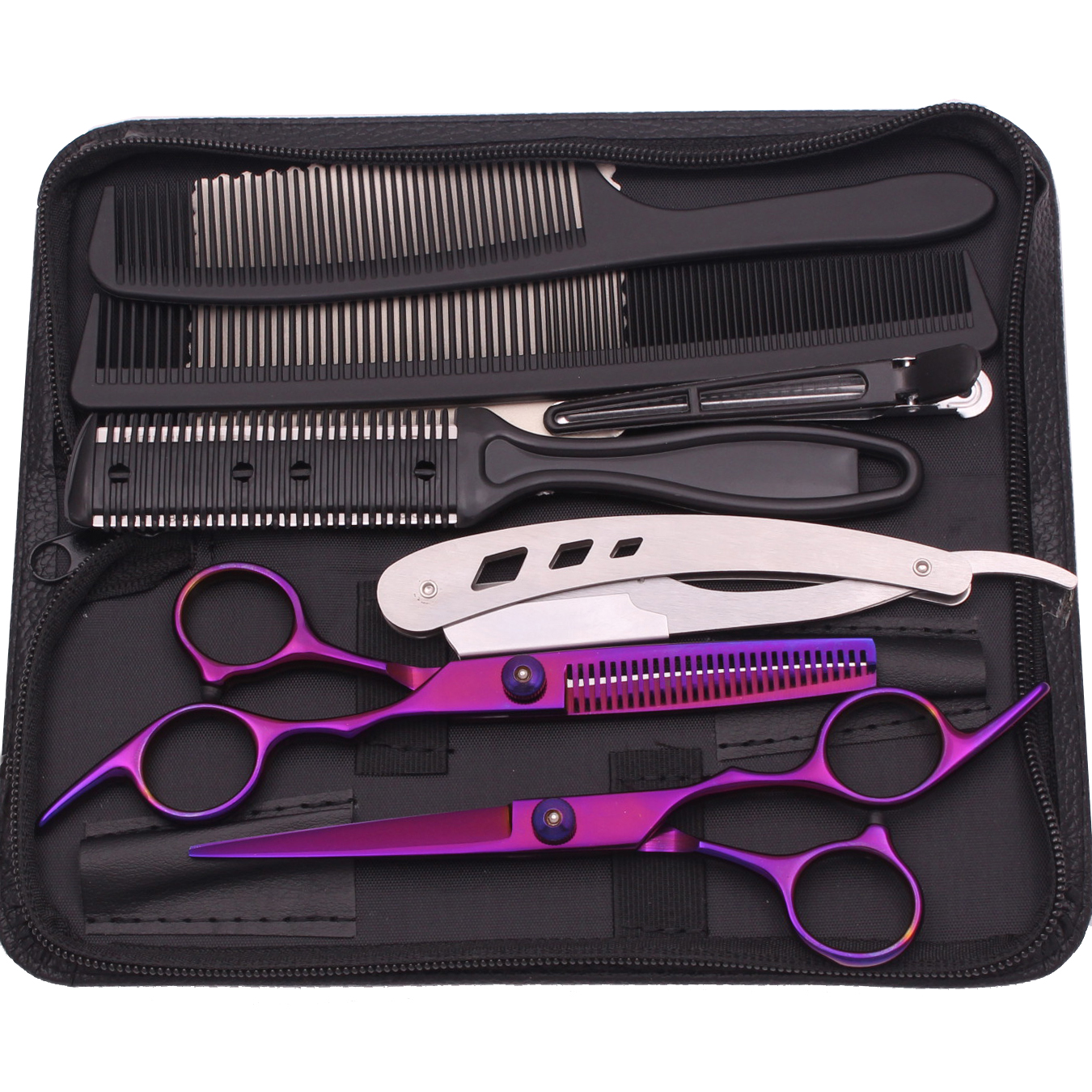 6,0 '' inch haarschaar Professionele knipschaar Dunner kappers Kapselset Salon Kapper en thuis Japans staal 1001