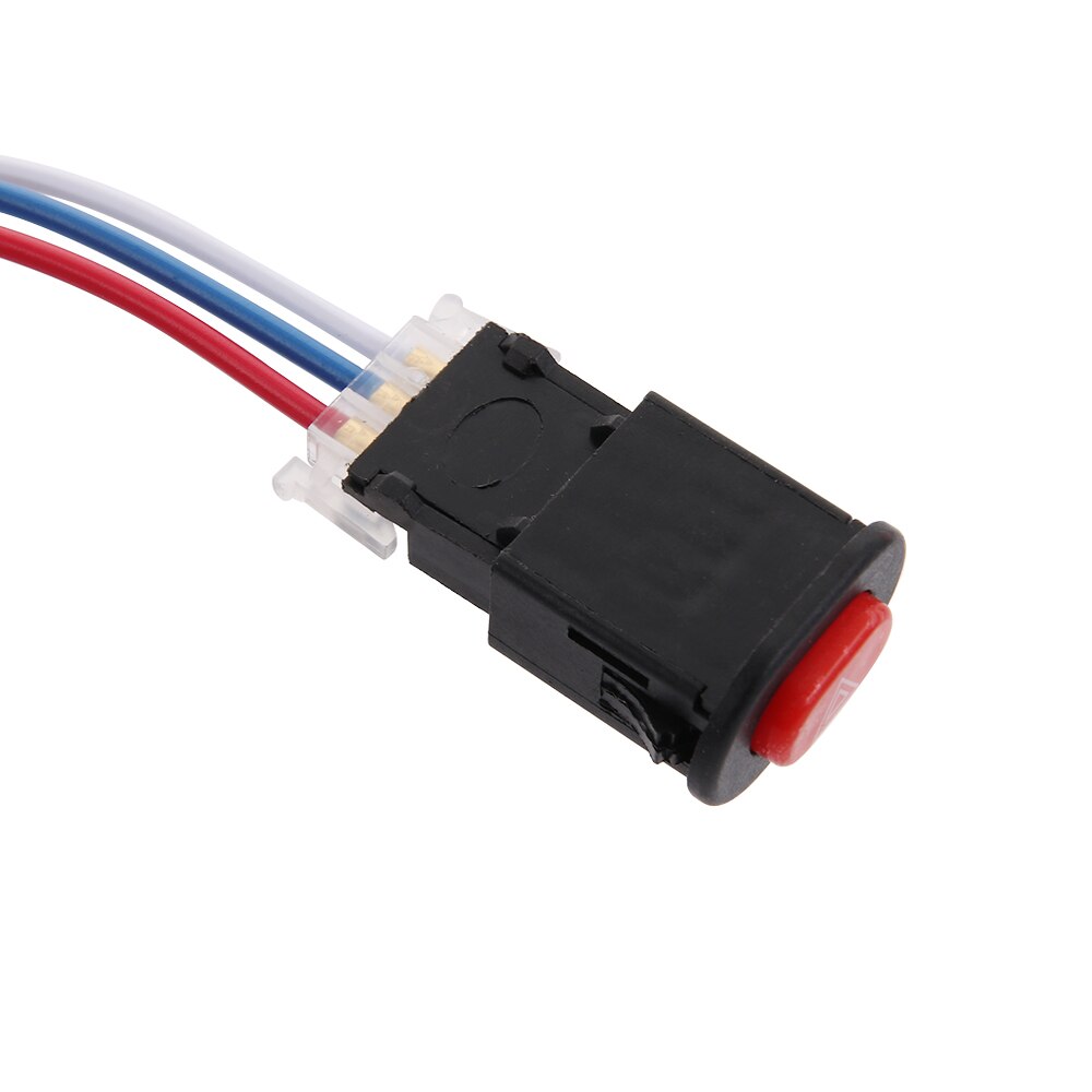 1PC Motorfiets Slot Hazard Lichtschakelaar Dubbele Waarschuwing Flasher Emergency Signaal w/3 Draden Motorfiets Accessoires