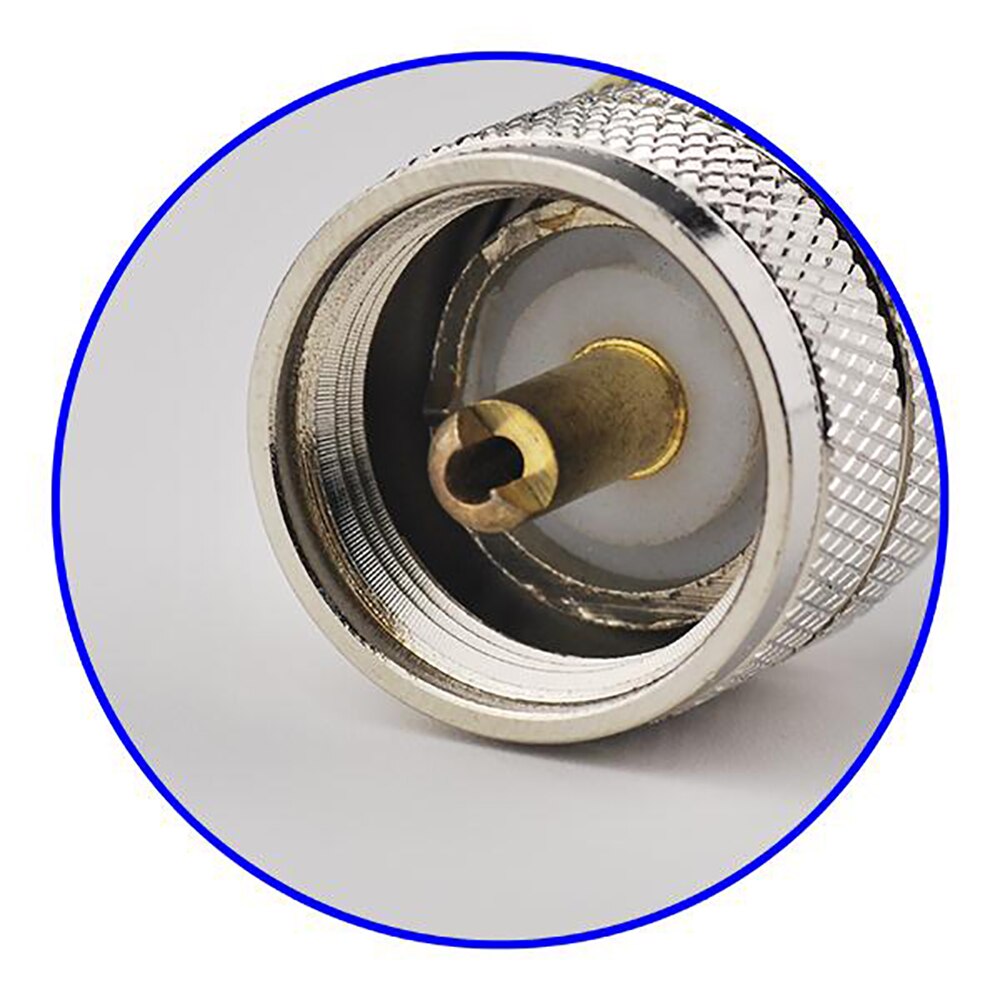Superbat 10pcs UHF PL259 Connector Solder RF Connector Male for LMR300 / KSR 300 Cable