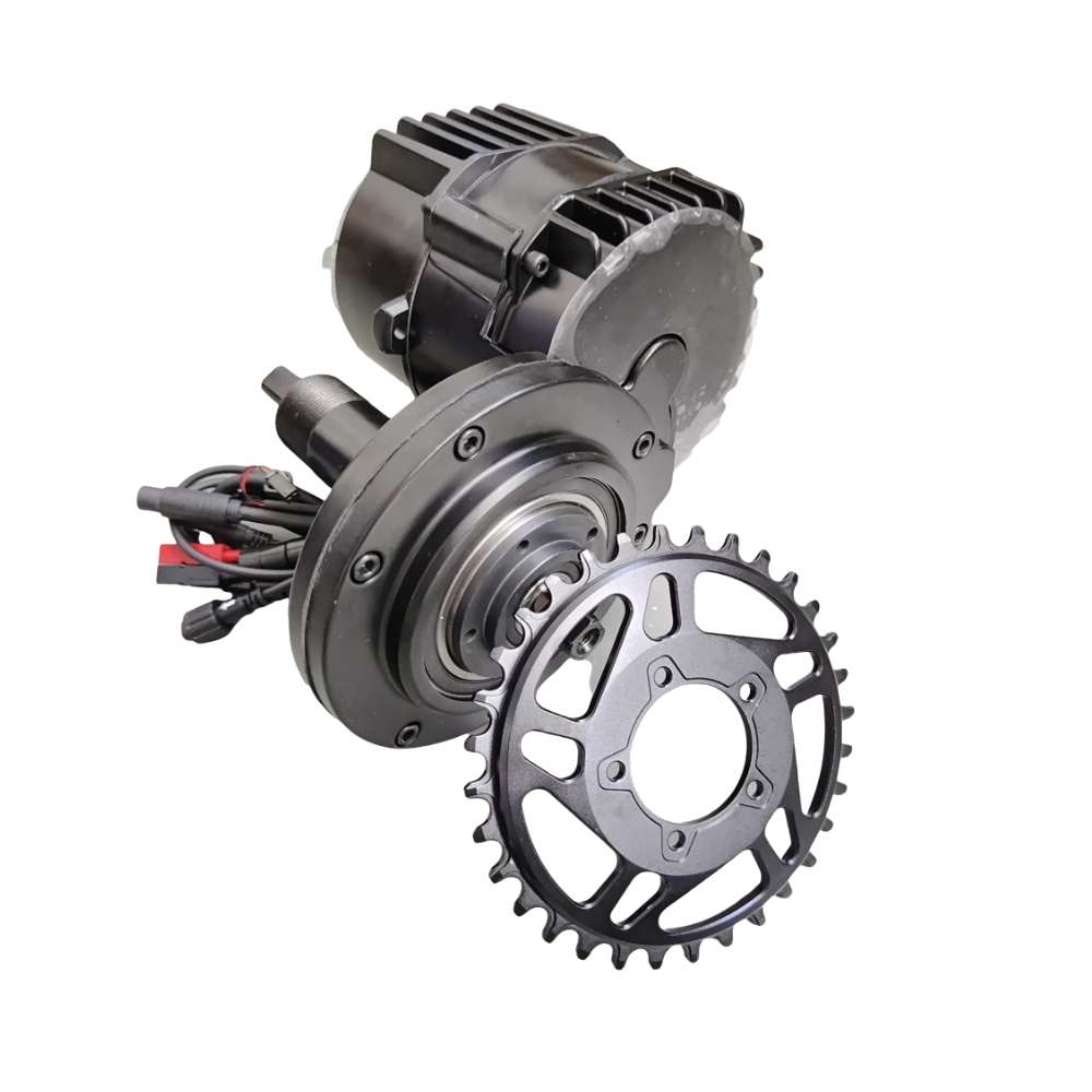 Bafang middenmotor  m625 bbshd 32t 34t 36t 38t kettingblad aluminiumlegering 1000w speciale getande plaat fatbike aangepast tandwiel: Donker kaki