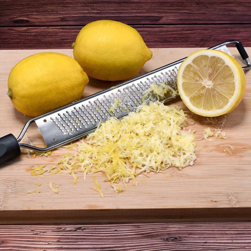 EBHO Noir Zesteur, Éplucheur De Zeste De Citron, Acier Inoxydable 304, Pour Cocktail, Citron, Ustensile De Cuisine